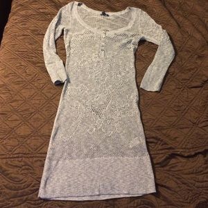 American eagle "crochet" sweater dress