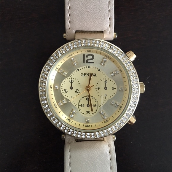 Geneva Women's Crystal-Accent Watch
