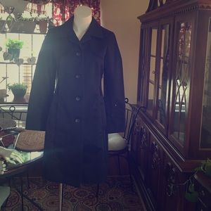 navy blue rain coat or dress up coat anyway