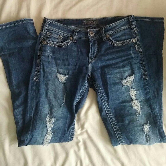 Aiko straight Silver jeans 28x32