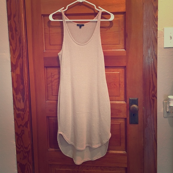Sleeveless sweater dress