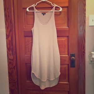 Sleeveless sweater dress