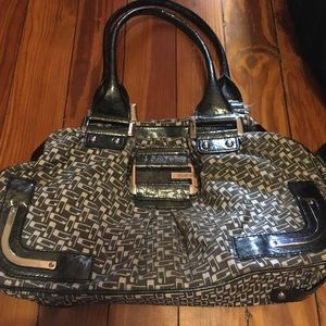 Guess gray purse