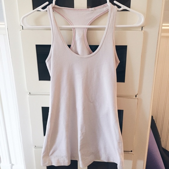 Cream lululemon racerback tank