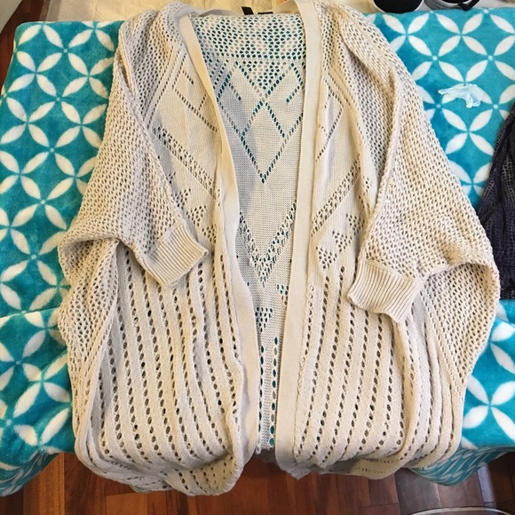 Cream cardigan