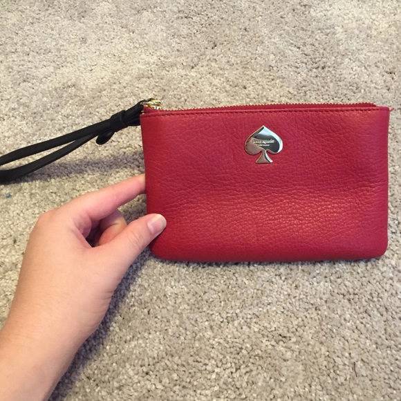 Red Kate Spade Wristlet