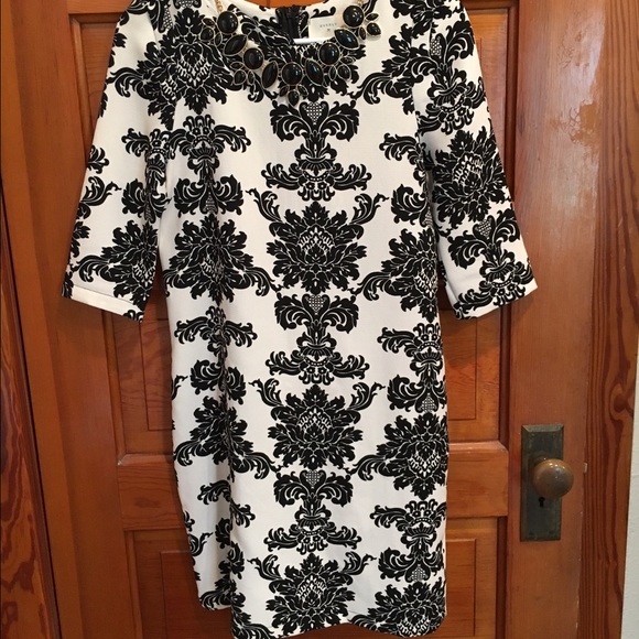 Black and white dress