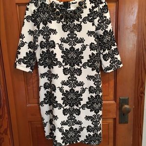 Black and white dress