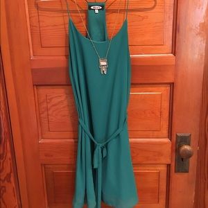 Teal dress