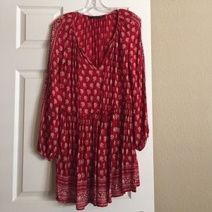 Zara red dress Trafaluc