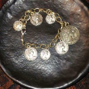 Austrailian coin charm bracelet