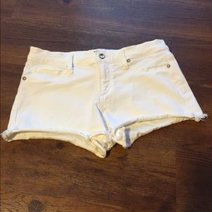White Bebe shorts