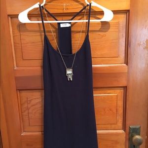 Navy mini dress