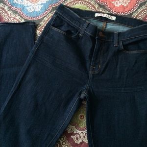 J brand mid-rise super skinny jeans