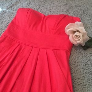 🌸PLEADED CORAL DRESS🌸