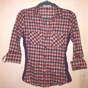 🤓 Papaya Plaid Top💞