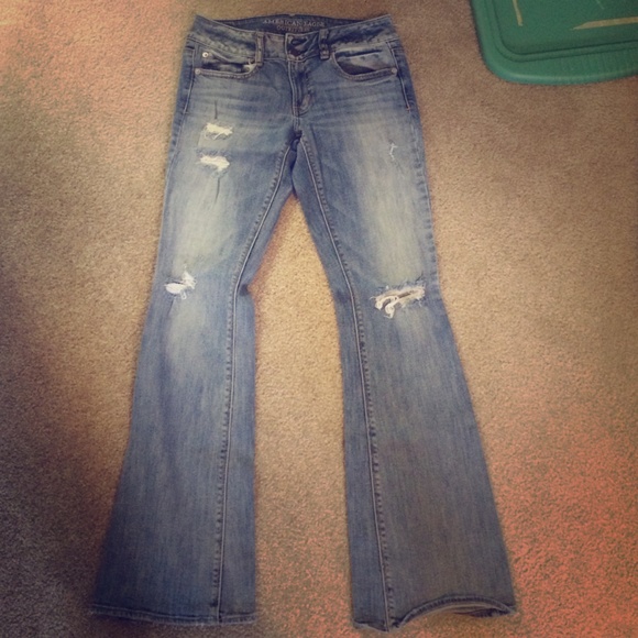 distressed jeans