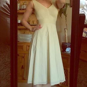 *Closet Closing 9/18* JCrew Cream Midi Dress