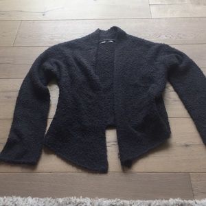 Gray cardigan