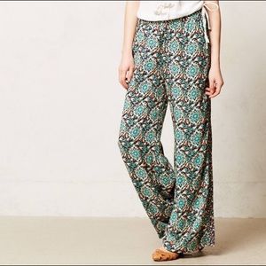 Anthropologie wide leg pant.
