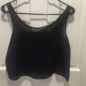 Black tank top