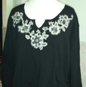 Alfred Dunner Embroidered Top