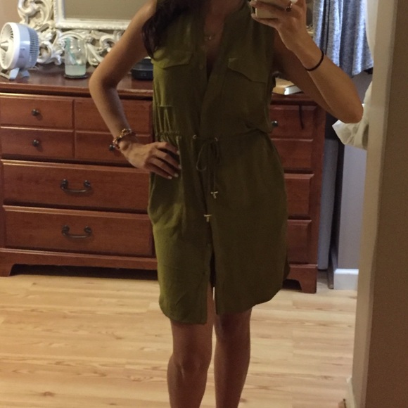 H&m Olive dress w tags size 6