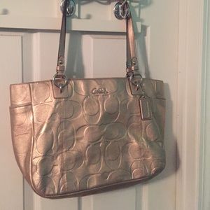 Gold Coach purse