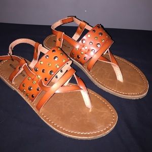 Brown sandals