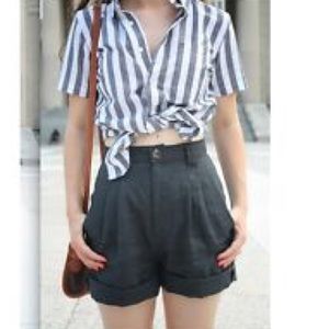 American Apparel Linen Shorts