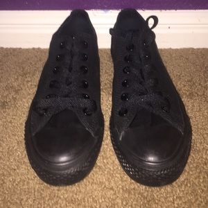 black Converse