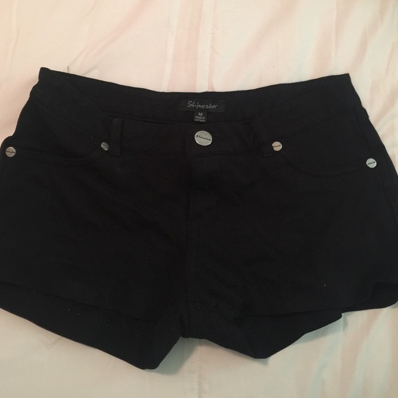 Black spandex like shorts