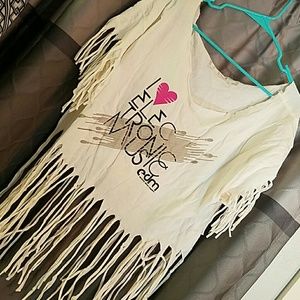 Fringe 80's shirt electronic dance xl