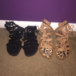 2 pairs of Gianni Bini sandals