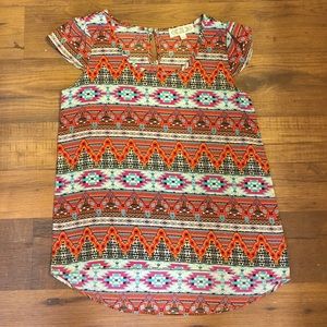 Aztec Patterned Top