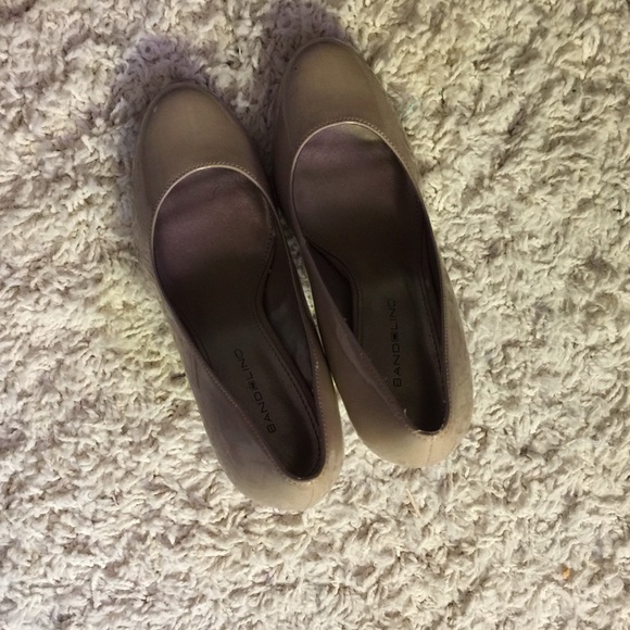 Nude high heels