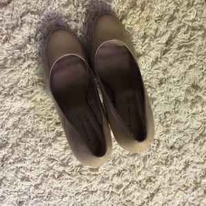 Nude high heels