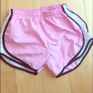 Nike tempo light pink running shorts XS