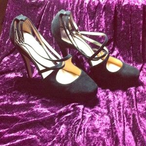 Dolce Vita Black Suede Heels