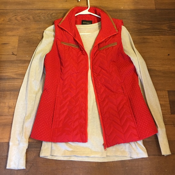 Red Quilted Vest