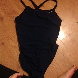 Never worn Navy blue nike one price swimsuit