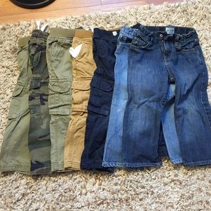 Seven pair of boys pants! 2T
