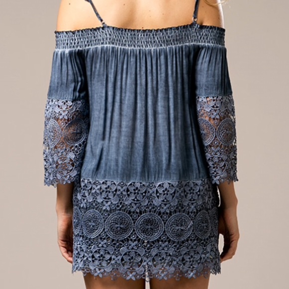 ‼️Plum Crochet Tunic - Picture 4 of 4