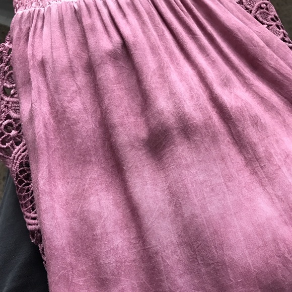 ‼️Plum Crochet Tunic - Picture 2 of 4