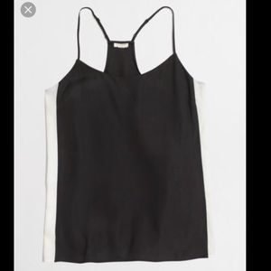 J. Crew Racerback Color Block Top