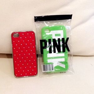 Pink Victoria's Secret iPhone case