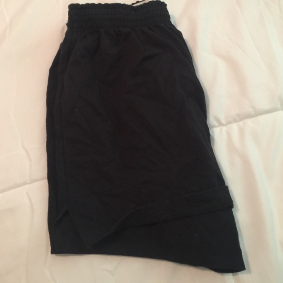 Black soffe shorts