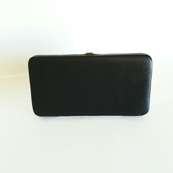 Gold and Black Slim Wallet - Picture 2 of 4