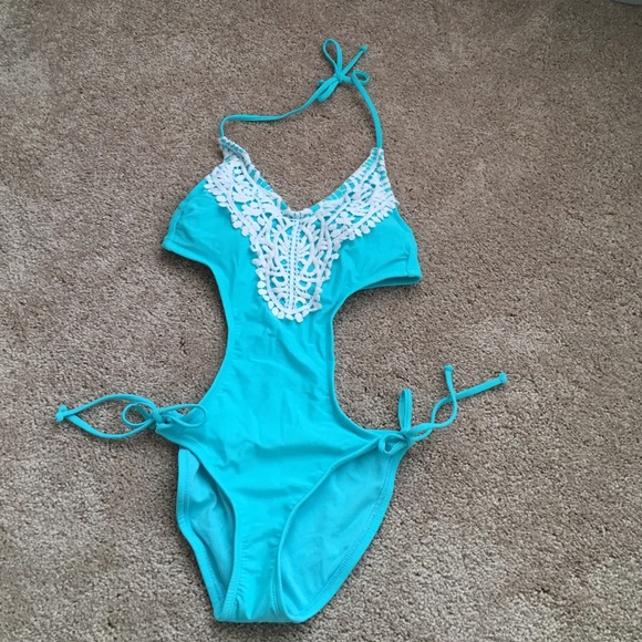 Brand New Teal Swimsuit Size S