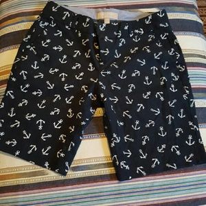 Nautical bermuda shorts